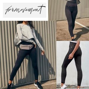 NEW! Free People Happiness Runs Ultra High Rise Leggings - Vintage Black - XS/S